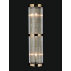 Kollektion Spiga Wandleuchte, Metall und Glas, NCL 169 von JAGO