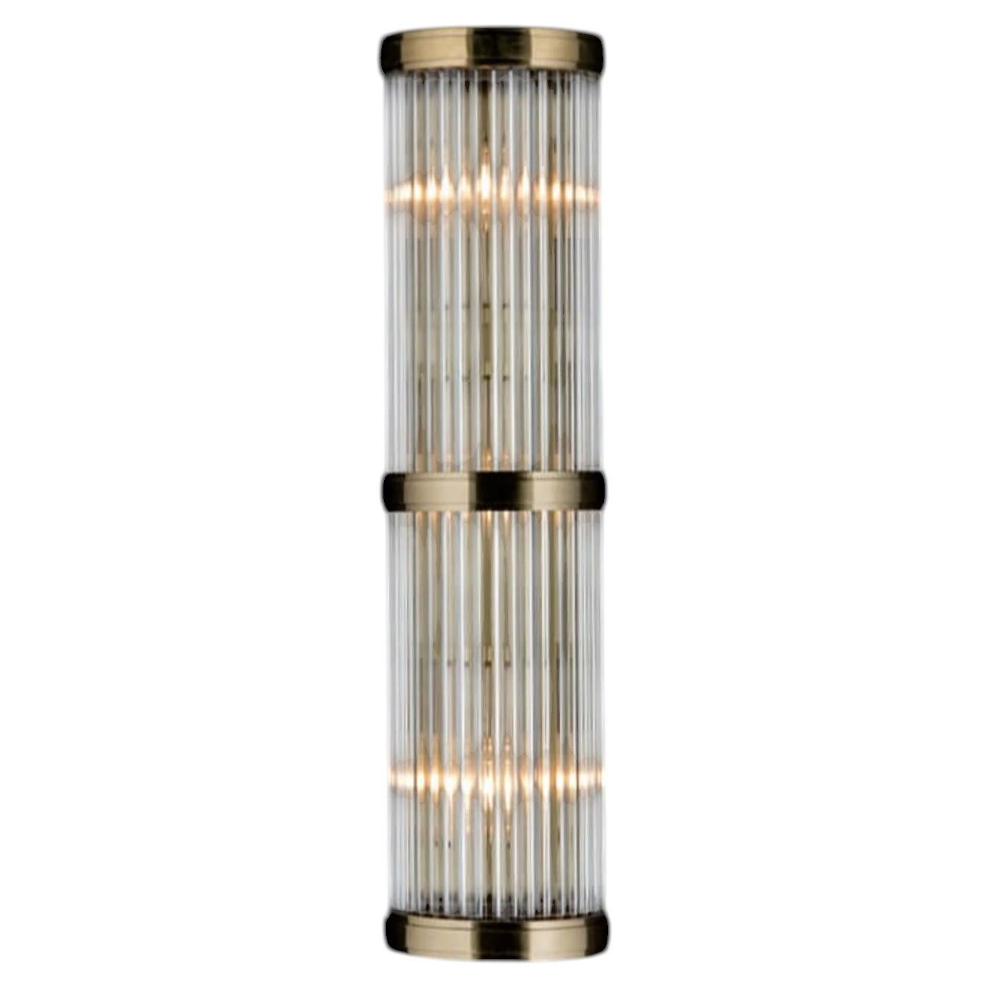 Collection Spiga Wall Lamp, Metal and Glass, NCL 169 by JAGO