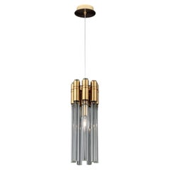 Collezione Urano: lampadario in metallo, cristallo e vetro, NCS 166/1/13 di JAGO