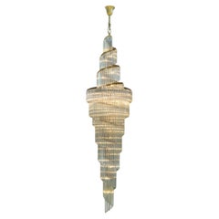 Collection Venere Chandelier, Metal and Crystal, NCS 133 by JAGO
