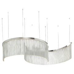 Collection Venere Chandelier, Metal and Crystal, NCS 143/2 by JAGO