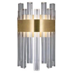 Collection Venere Wall Lamp, Metal and Crystal, NCL 128 by JAGO