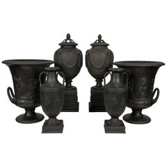 Vintage Collection Wedgwood Black Basalt Vases