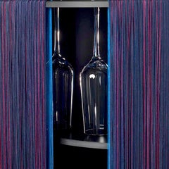 Meuble de rangement à franges bleu  Fabriqué en France