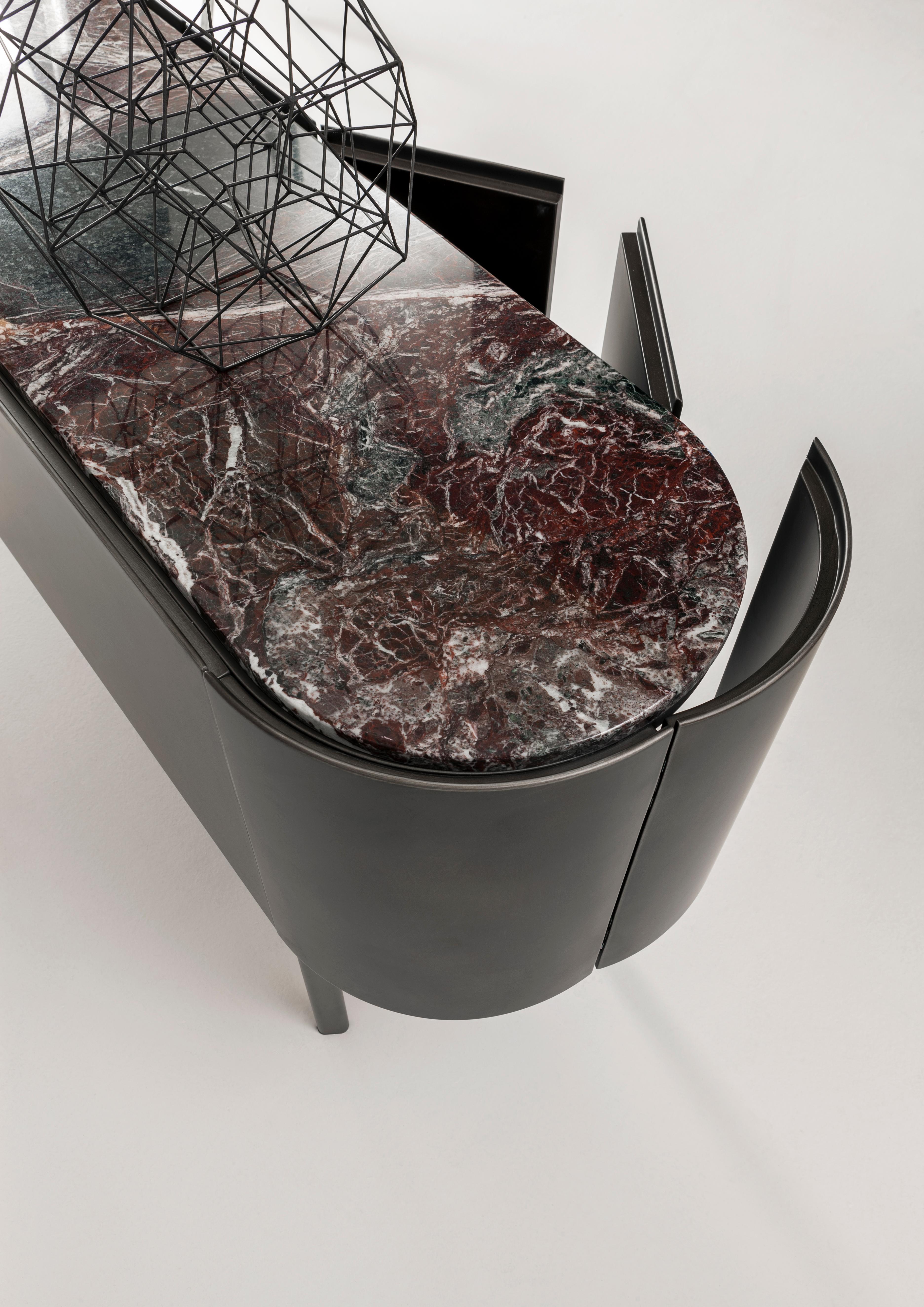 Post-Modern Collectionist Lounge Sideboard by Laurameroni For Sale