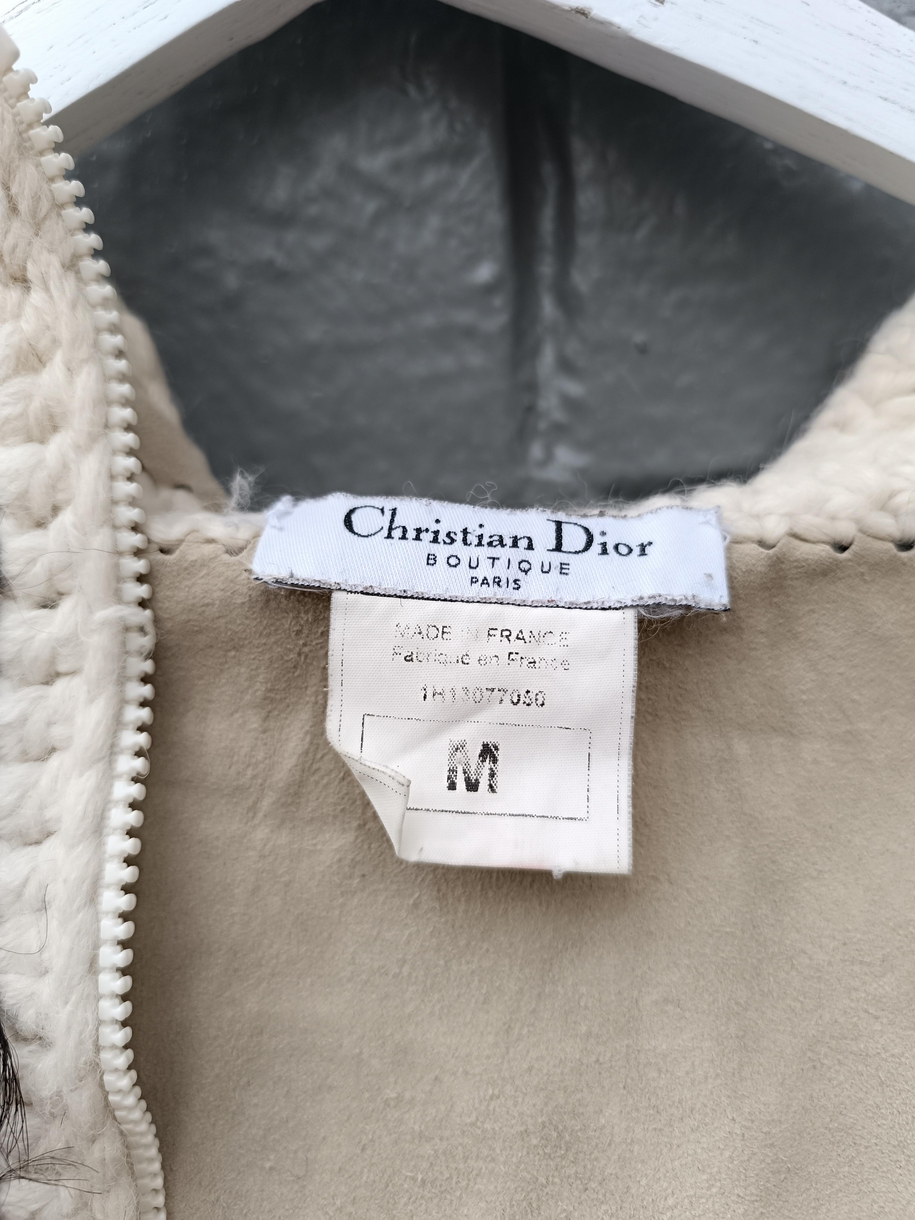 Collector! 2001 Fall RTW John Galliano for Christian Dior Sleeveless hooded / ve For Sale 9