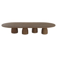 Collector- 21st Century Designed by Alter Ego Djembe Center Table Dark Oak 