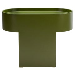 Collector 21st Century Designed by Francesco Balzano Thoronet Green Side Table  