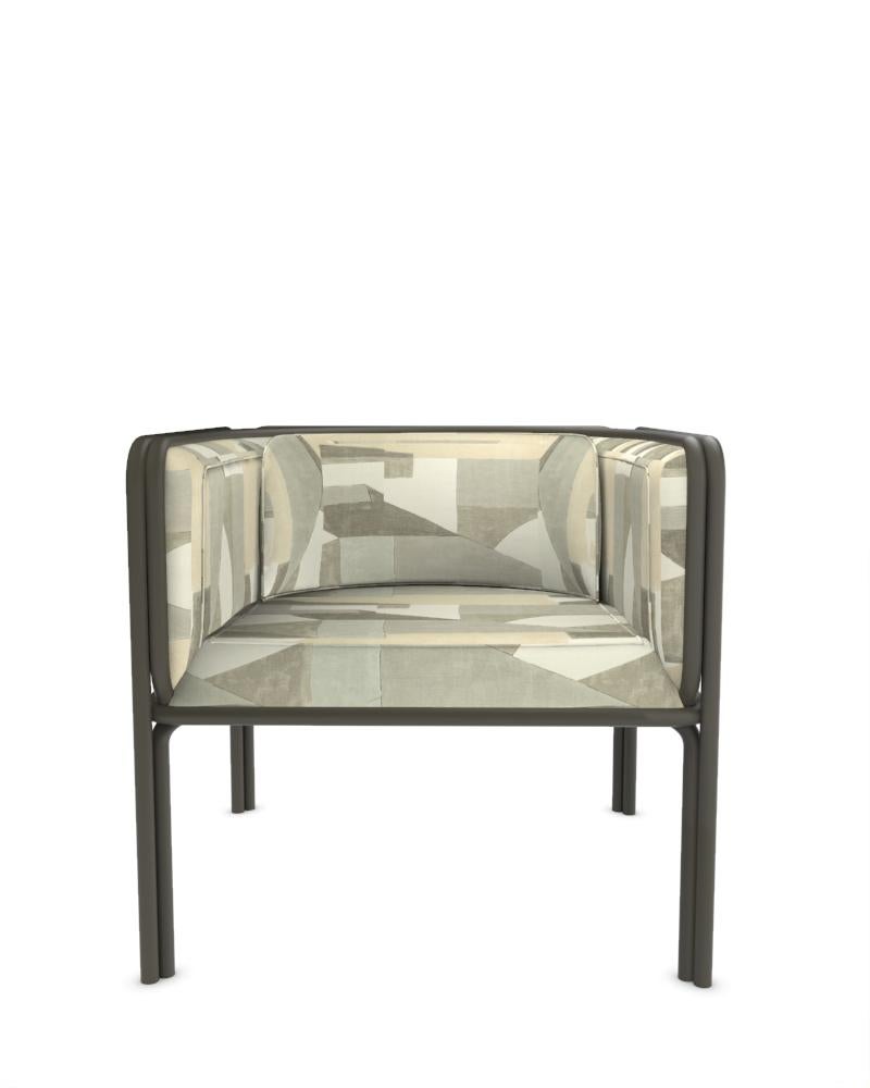 Fauteuil Collector AZ1 Design/One de Francesco Zonca en tissu District Alabaster et métal laqué vert foncé

Voici le fauteuil AZ1 - un mariage de robustesse et d'élégance raffinée. Cette chaise unique allie harmonieusement l'allure industrielle du