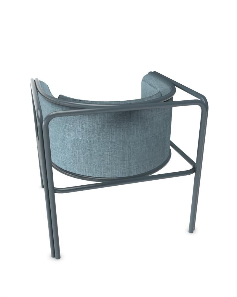 Poltrona Collector AZ1 Famiglia Blue Fabric & Blue Metal di Francesco Zonca In condizioni Nuovo in vendita a Castelo da Maia, PT
