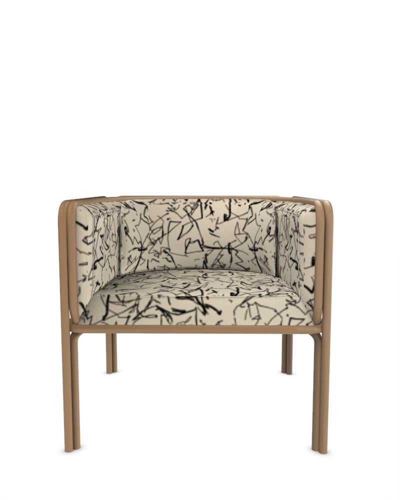 Poltrona Collector AZ1 Disegnata da Francesco Zonca in tessuto monocromatico Scribble e metallo laccato marrone

Ti presentiamo la poltrona AZ1: un connubio di robustezza e raffinata eleganza. Questa sedia unica fonde perfettamente il fascino