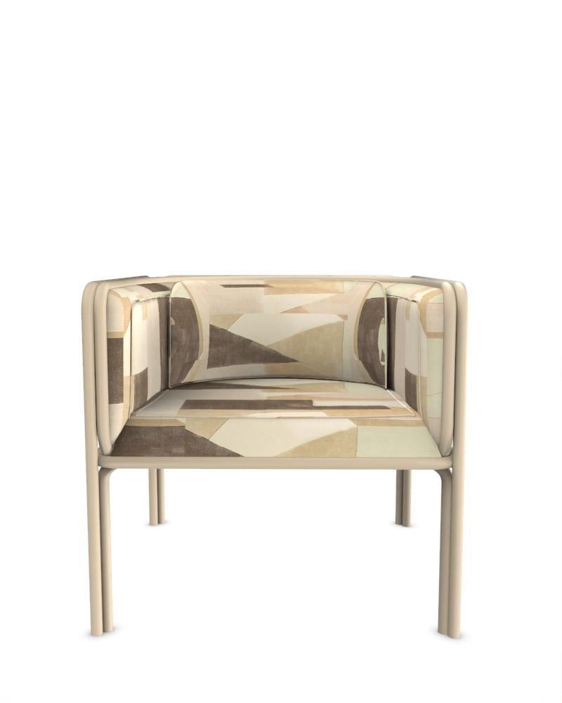 Poltrona Collector AZ1 Disegnata da Francesco Zonca in Tessuto District Silt e Metallo Laccato Marrone Chiaro

Ti presentiamo la poltrona AZ1: un connubio di robustezza e raffinata eleganza. Questa sedia unica fonde perfettamente il fascino
