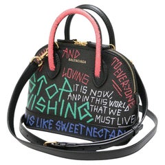 Collector Balenciaga Ville Bag Graffiti