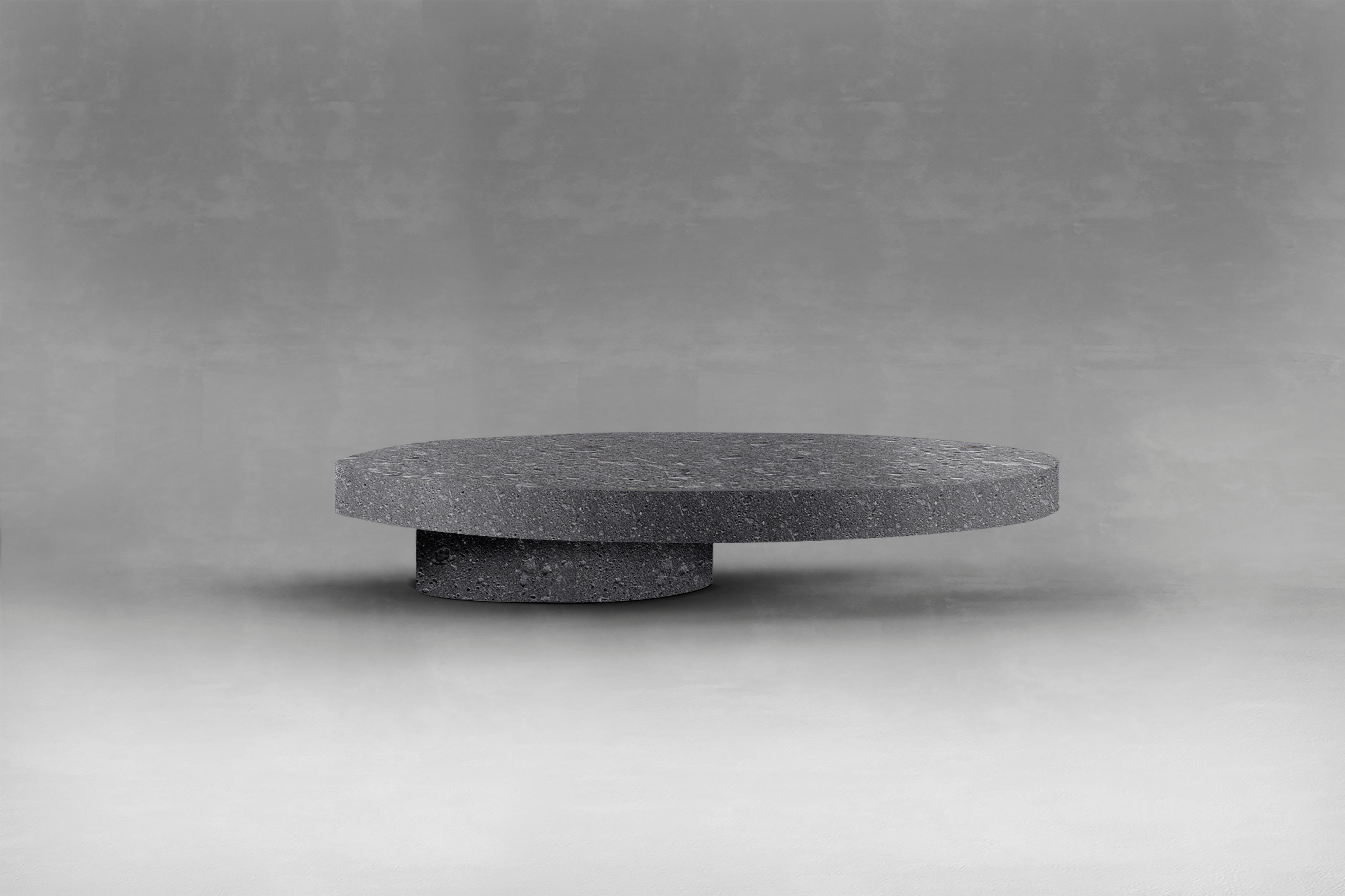 Bassa Center Table in Basalto by Collector Studio

Is like having a huge block of Basalt. This Basalt table will not only look beautifull but will also feel incredible as it is finished with a smooth finish that will cast amazing reflections and