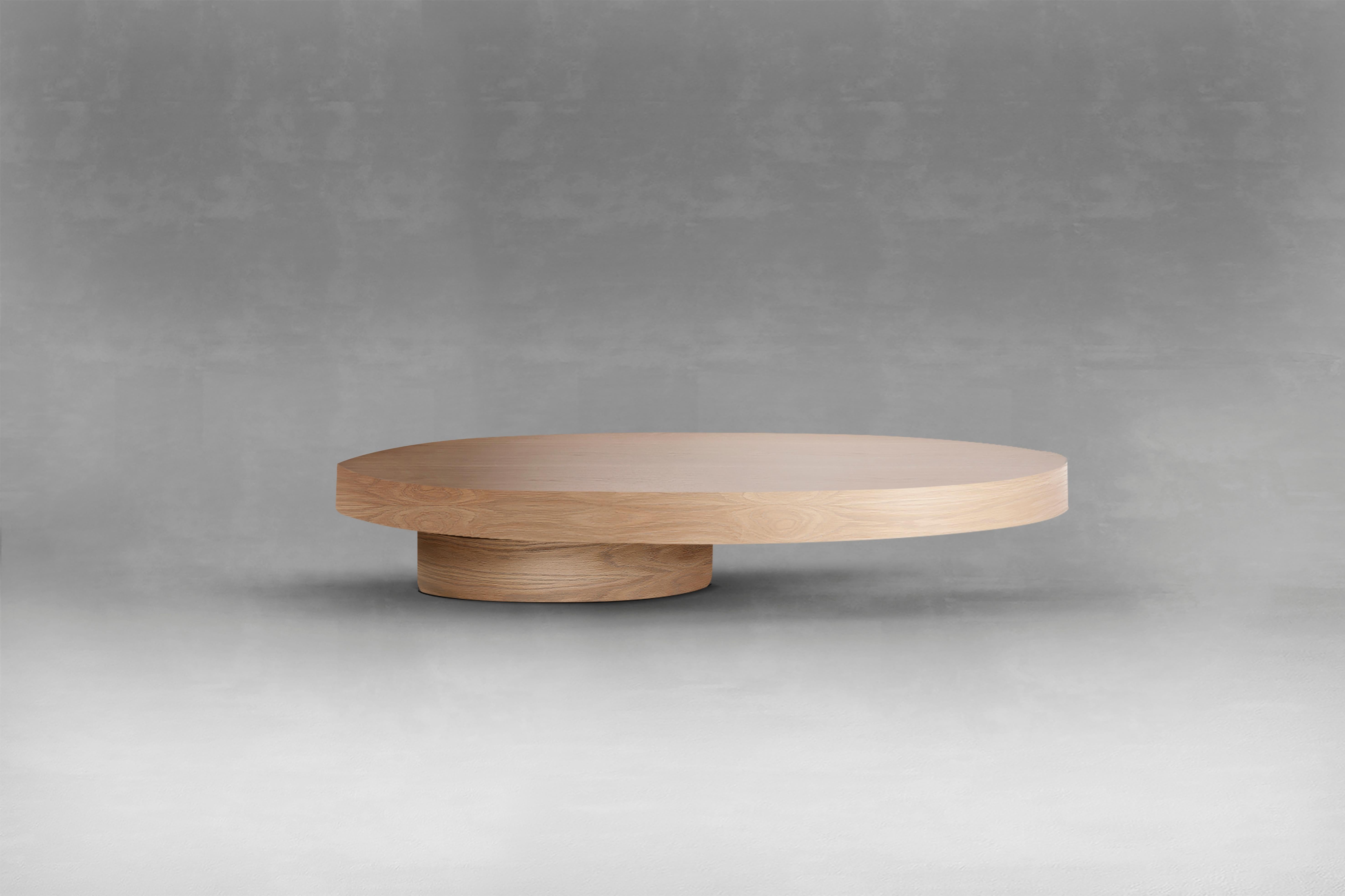 Bassa Center Table in Oak Wood by Collector Studio In New Condition For Sale In Castelo da Maia, PT