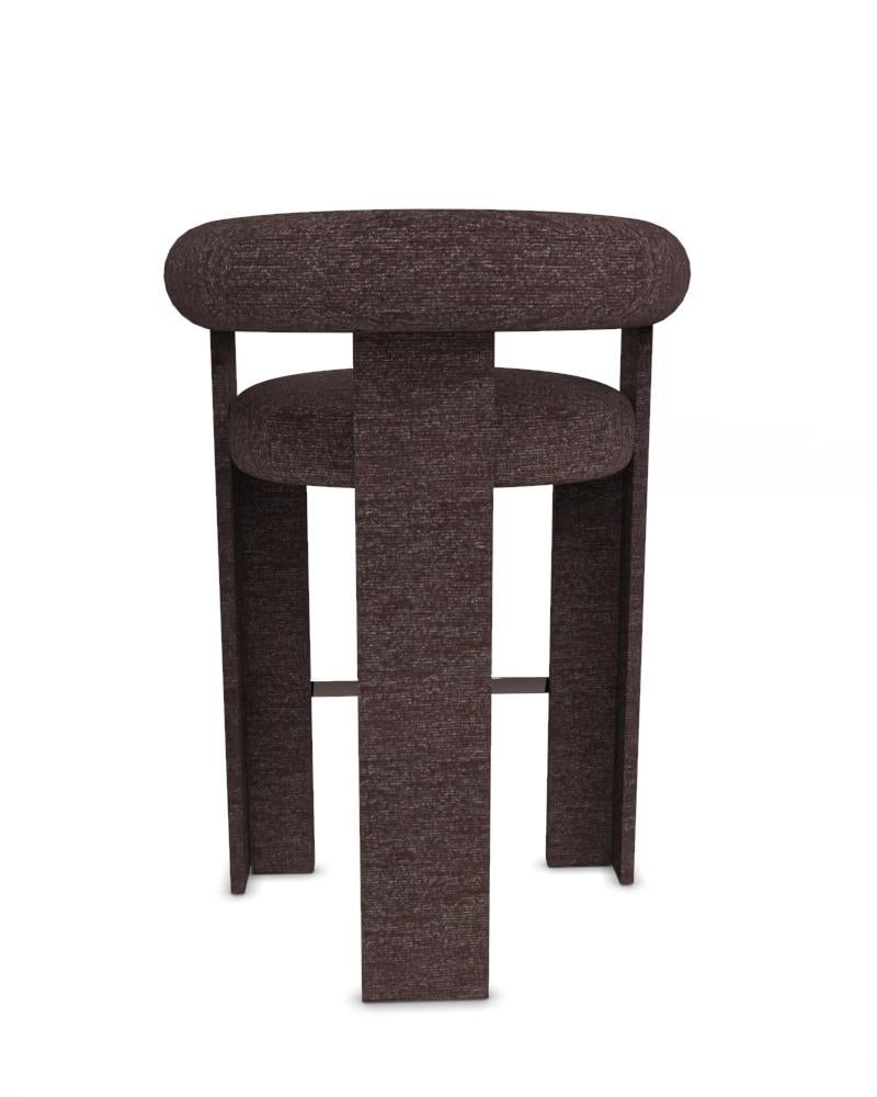 Collector Cassette Bar Chair Fully Upholstered in Dark Brown Fabric by Alter Ego In New Condition For Sale In Castelo da Maia, PT