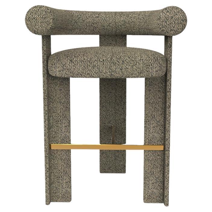 Collector Cassette Bar Chair Fully Upholstered in Safire 01 Fabric by Alter Ego For Sale