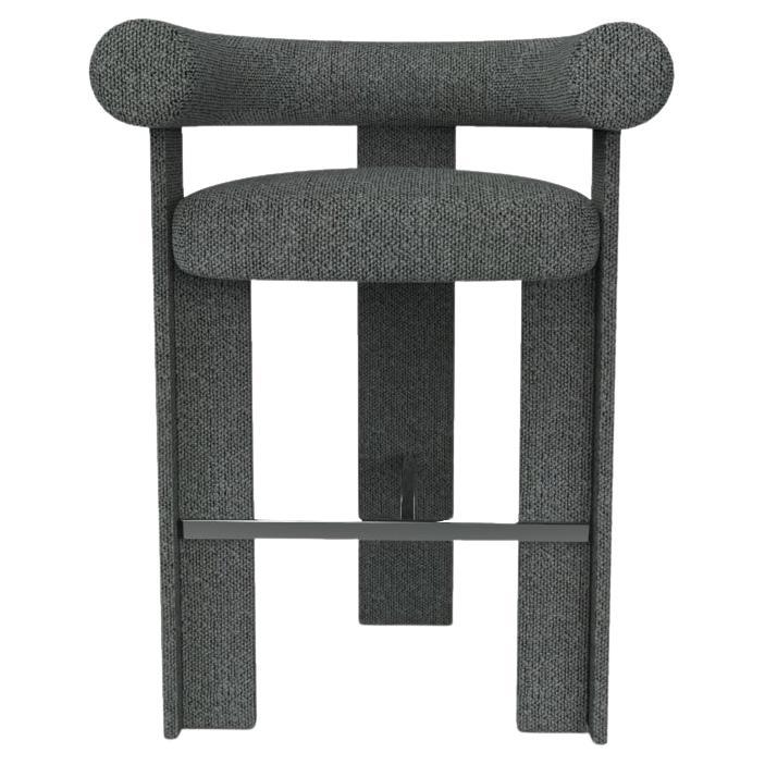 Collector Cassette Bar Chair Fully Upholstered in Safire 09 Fabric by Alter Ego For Sale