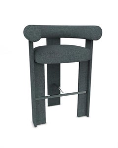 Collector Cassette Bar Chair Fully Upholstered in Safire 10 Fabric by Alter Ego