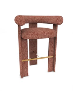 Collector Cassette Bar Chair Fully Upholstered in Safire 13 Fabric by Alter Ego