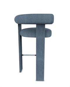 Collector Cassette Bar Chair Fully Upholstered in Seafoam Fabric by Alter Ego