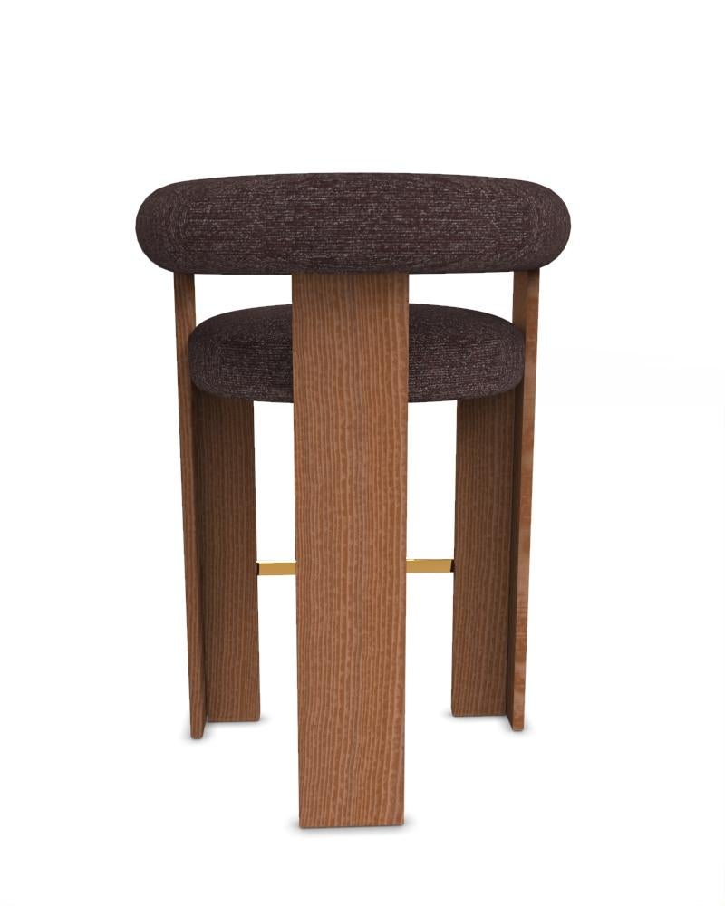 Collector Cassette Bar Chair Upholstered in Dark Brown Fabric by Alter Ego In New Condition For Sale In Castelo da Maia, PT
