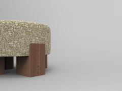 Collector Cassette Puff en tejido Kvadrat Zero 0002 by Alter Ego Studio