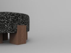 Collector Cassette Puff in Scribble Noir Kirkby Design by Alter Ego Studio