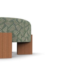 Collector Cassette Puff en cristal de mar Kuba de Larsen Fabric by Alter Ego Studio