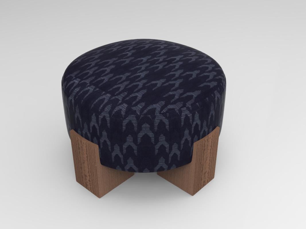 Collector Cassette Puff Outdoor Baldac Blue Fabric by Alter Ego Studio en Nuevo estado para la venta en Castelo da Maia, PT
