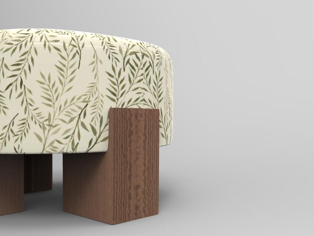 Collector Contemporary Cassette Puff Outdoor Talea Green Fabric by Alter Ego Studio

This piece is underpinned by a Minimalist and sophisticated aesthetic of clean lines.

Dimensions
Ø 60 cm 23”
H 38 cm 15”

Product features
Structure in Oak wood.