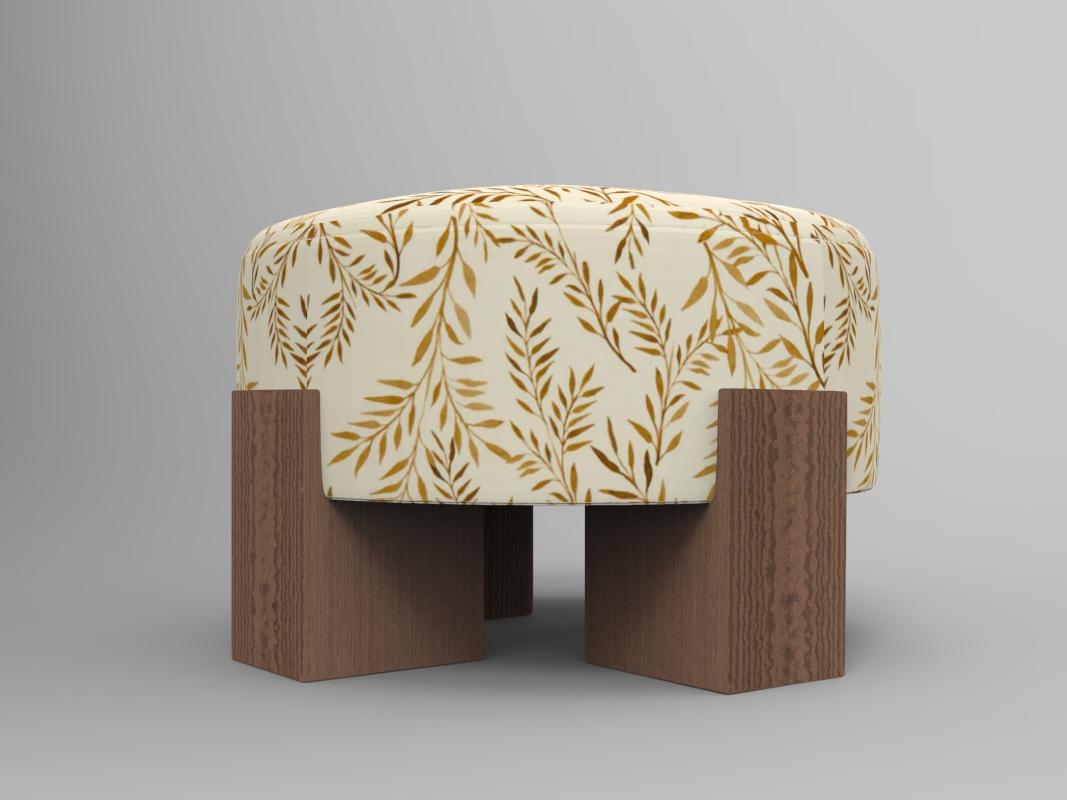 Collector Cassette Puff Outdoor Talea Yellow Fabric by Alter Ego Studio In New Condition For Sale In Castelo da Maia, PT