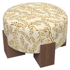 Collector Cassette Puff Outdoor Talea Yellow Fabric by Alter Ego Studio