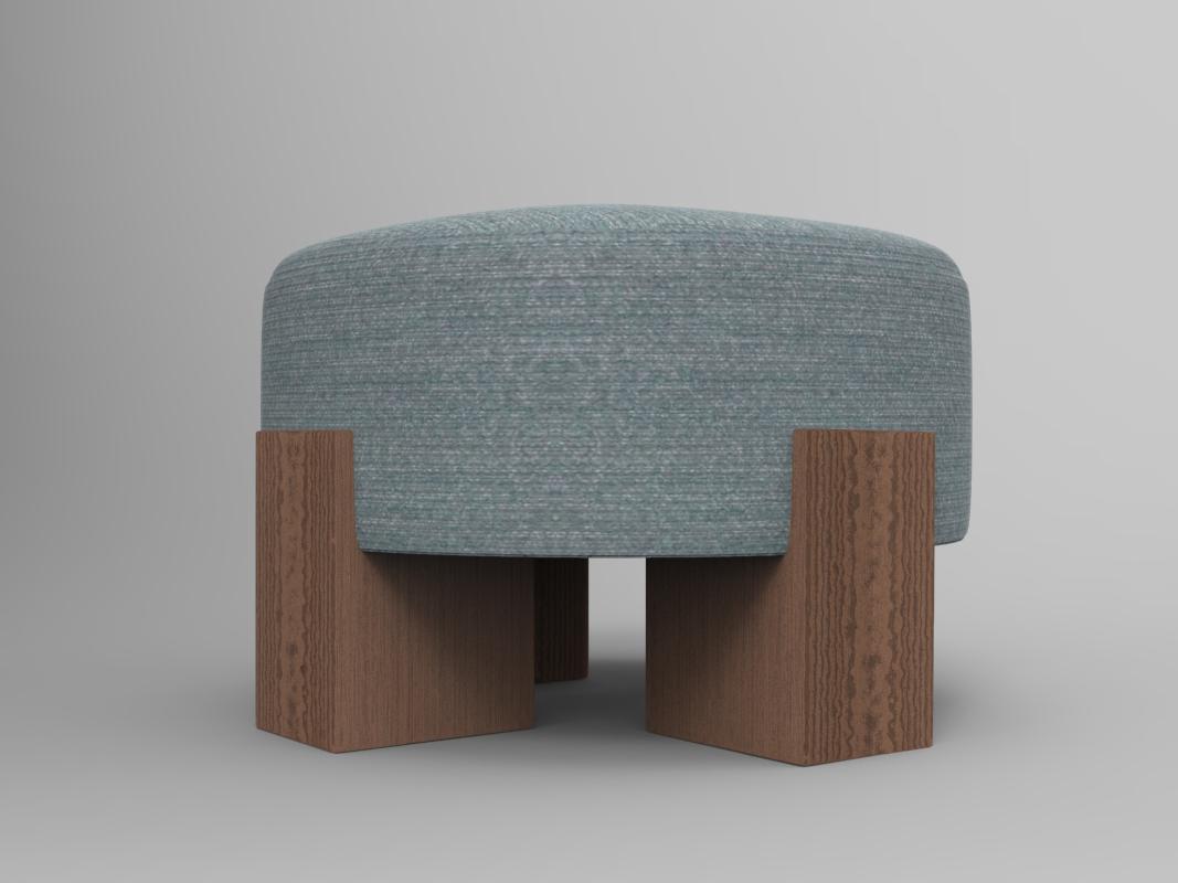 Collector Cassette Puff Outdoor Tricot Light Seafoam Fabric by Alter Ego Studio Neuf - En vente à Castelo da Maia, PT