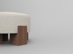 Collector Cassette Puff Outdoor Tricot Off White Fabric di Alter Ego Studio