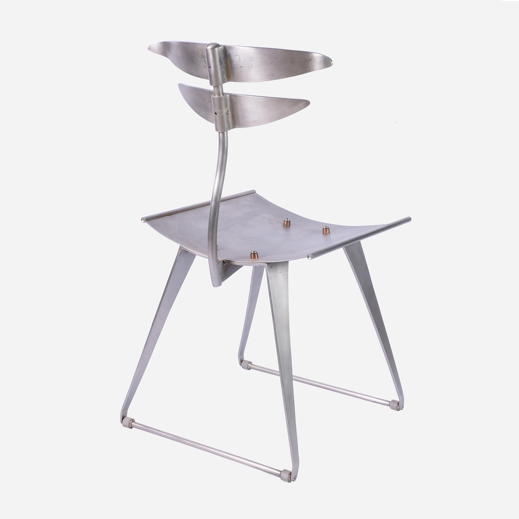 Metal Collector Chair Pedro Useche, 