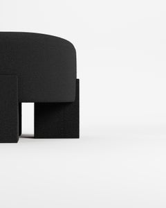 Collector Cassete Puff Boucle Contemporaneo Nero di Alter Ego Studio A