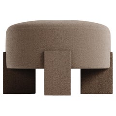 Collector Contemporary Cassete Puff Boucle Brown by Alter Ego Studio