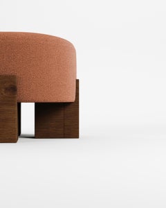 Collector Contemporary Cassete Puff Boucle Burnt Orange by Alter Ego Studio