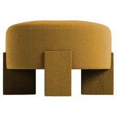 Collector Contemporary Cassete Puff Boucle Mustard by Alter Ego Studio