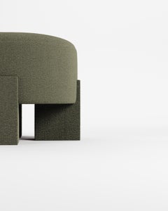 Collector Cassete contemporanea Puff Boucle Olive di Alter Ego Studio A