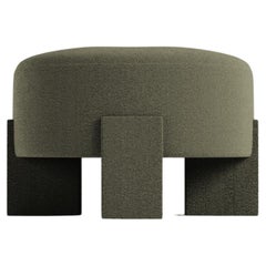Collector Contemporary Cassete Puff Boucle Olive by Alter Ego Studio