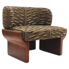 Collector Contemporary Lucky Armchair in Dedar Tiger Beat 01 by Alter Ego Studio