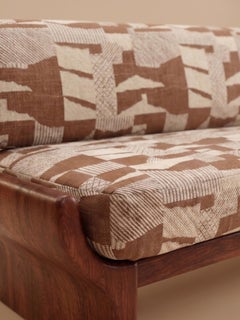 Collector Contemporary Lucky Sofa in Larsen Maroua by Alter Ego Studio