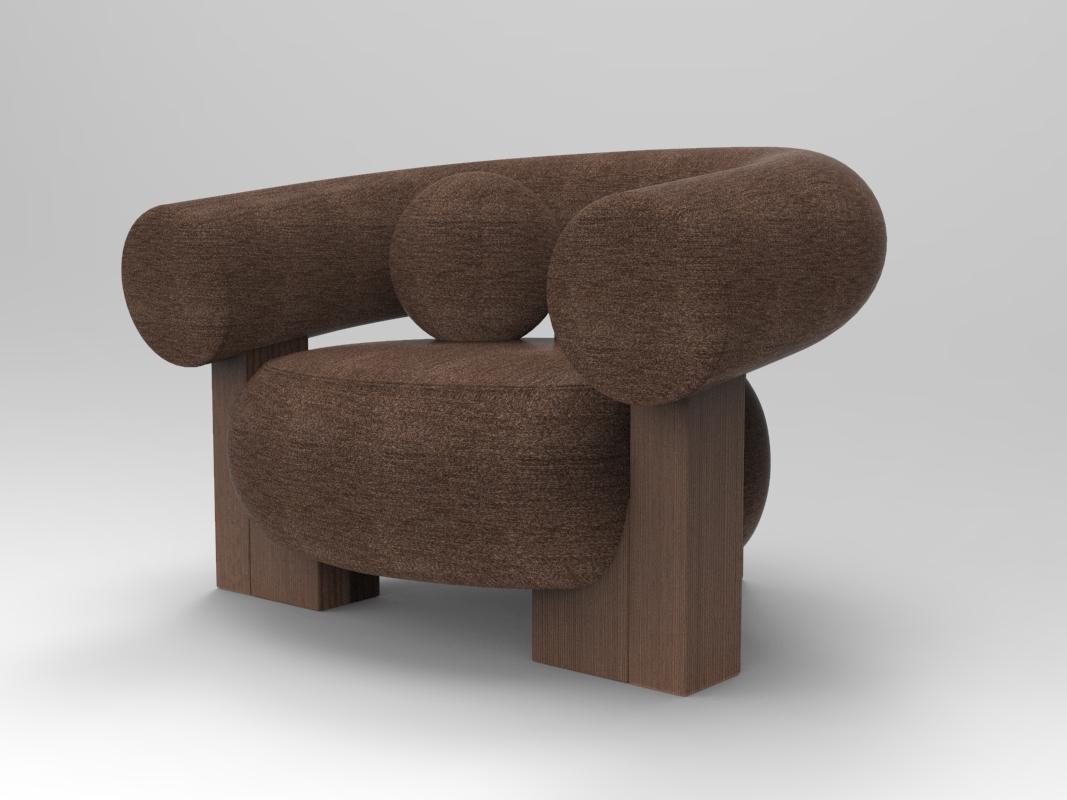 Cassete armchair was designed by Alter Ego for Collector.

Underpinned by a Minimalist and sophisticated aesthetic of clean lines.

Dimensions
W 110 cm 43”
D 85 cm 33”
H 75 cm 29”

Product features
Structure in Smoked Oak wood. Upholstered in