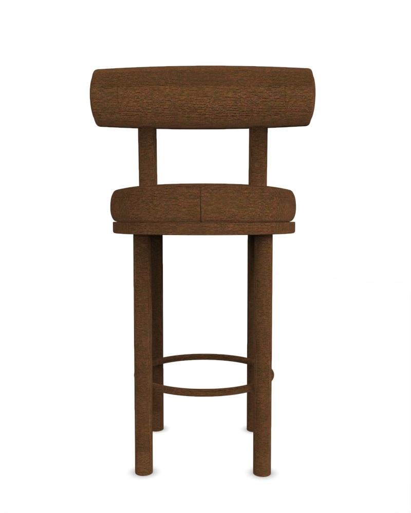 Collector Chaise de bar The Moderns Contemporary en tissu chocolat par Studio Rig Neuf - En vente à Castelo da Maia, PT