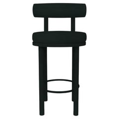 Collector Contemporary Modern Moca Bar Chair in Midnight Fabric by Studio Rig