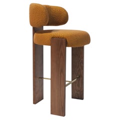 Silla de bar Collector Core en Caroube Sorgho Métaphores 2