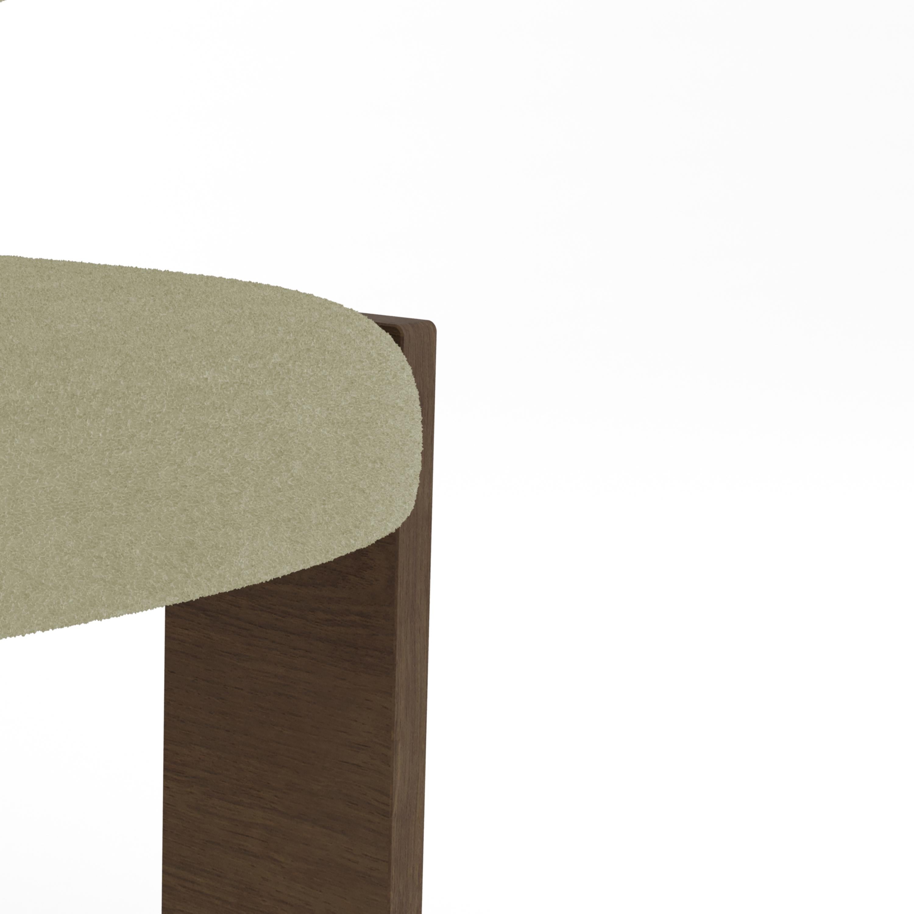 Sedia Collector Core imbottita in Boucle Beige di Studio A In condizioni Nuovo in vendita a Castelo da Maia, PT