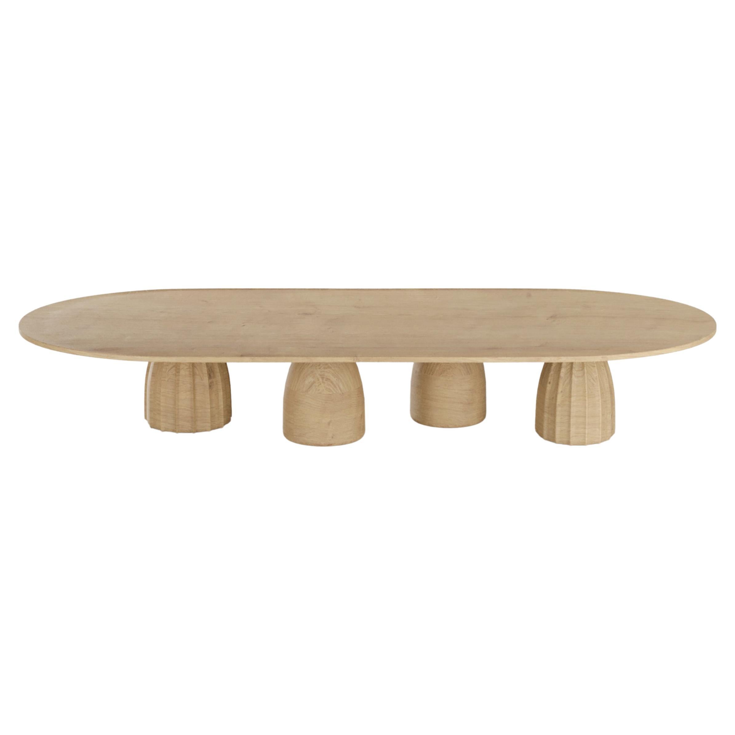 Collector - Designed by Alter Ego Tavolo da centro Djembe Natural Oak